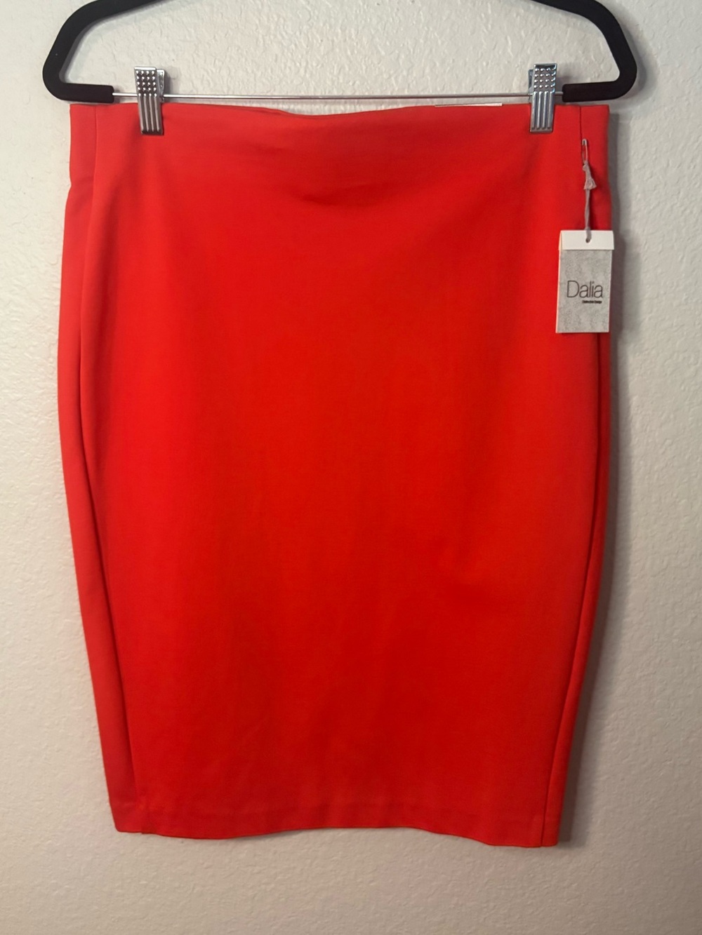 Dalia Bright Red Pencil Skirt